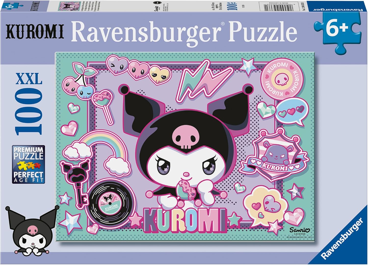 Hello Kitty Kuromi 100 Piece XXL Jigsaw Puzzle