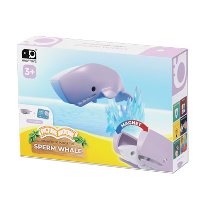 Halftoys Picture book - Sperm Whale