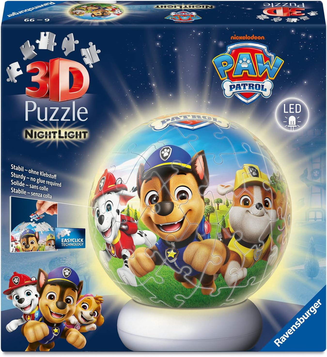 Paw Patrol 3D Night Light Puzzle