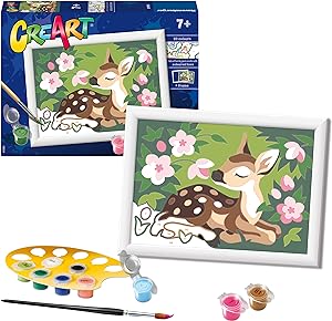 CreArt Paint by Numbers - Floral Fawn