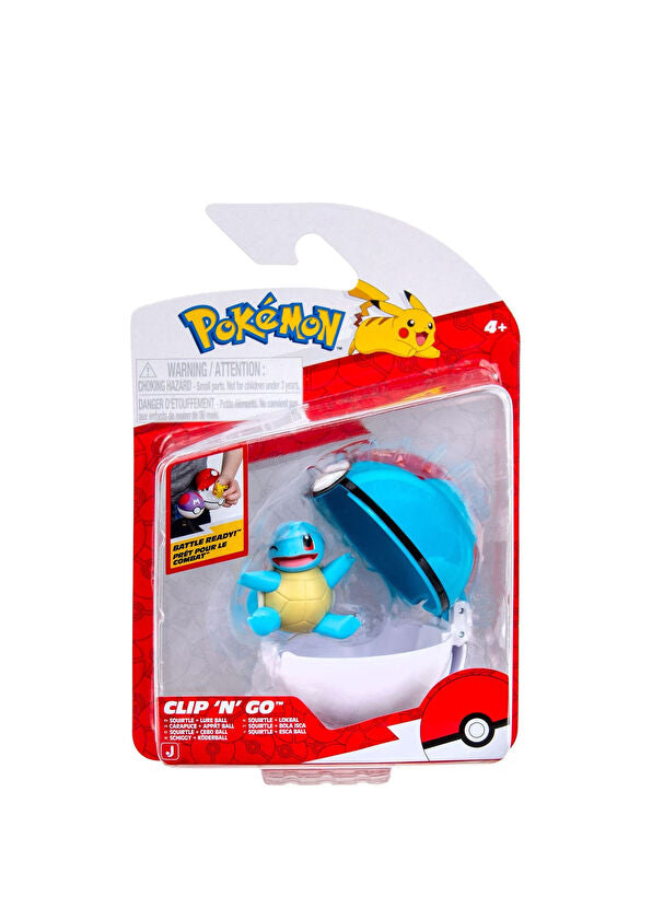 Pokemon Clip N Go Squirtle & Lure Ball