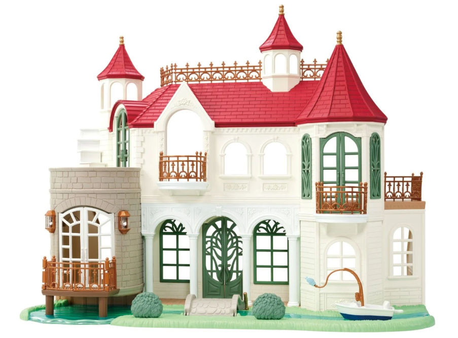 Sylvanian Red Roof Riverside Manor