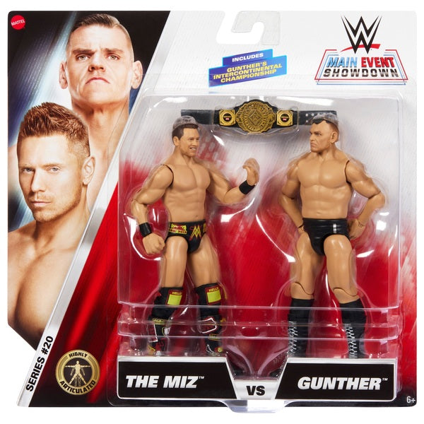 WWE Main Event Twin Pack Gunther vs Th Miz