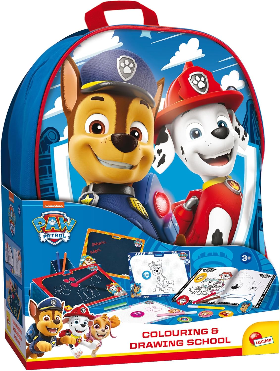 Lisciani Paw Patrol Colouring & Drawing Backpack