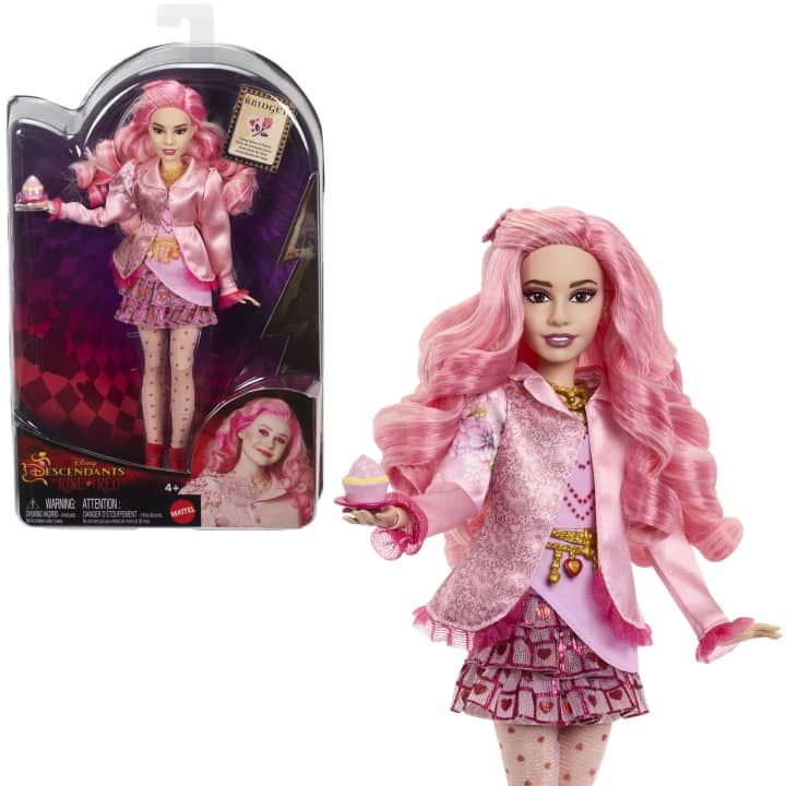 Disney Descendants 4: The Rise Of Red Fashion Doll & Accessory - Bridget, Young Queen Of Hearts