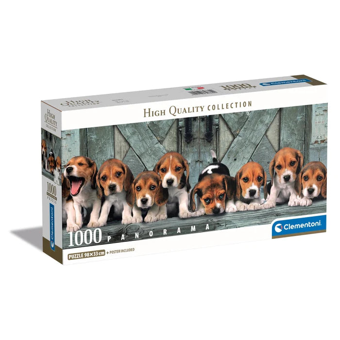 Clementoni Beagles Panorama 1000 Piece Jigsaw