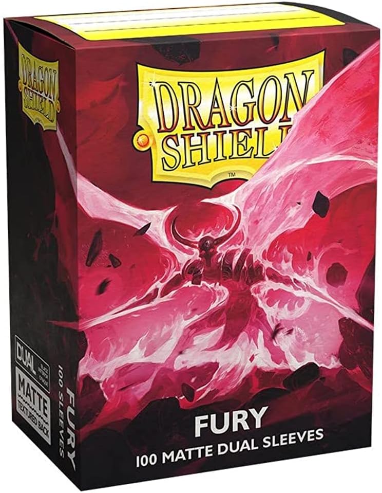 Dragon Shield - Dual Matte Standard Size Sleeves 100pk - Fury