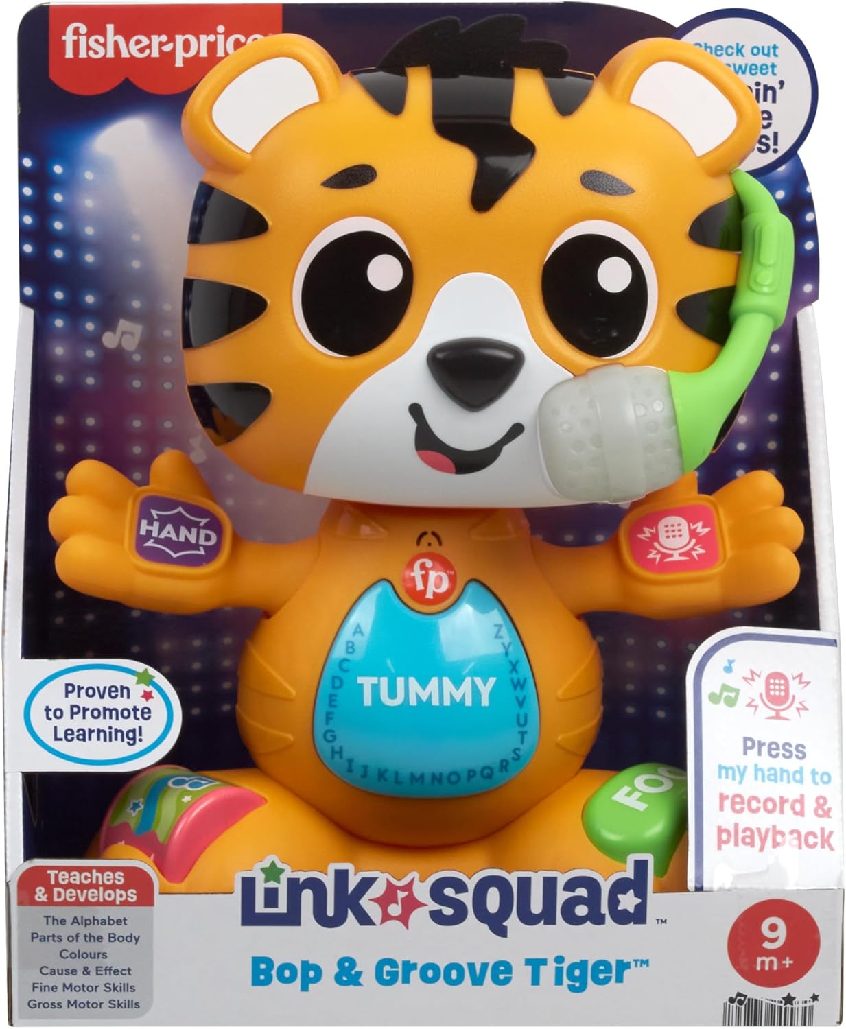 Fisher-Price Link Squad Bop & Groove Tiger