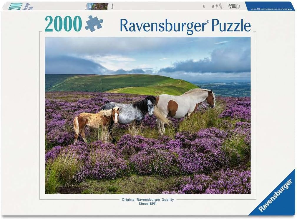 Wild Horses in the Heather 2000 Piece Jigsaw