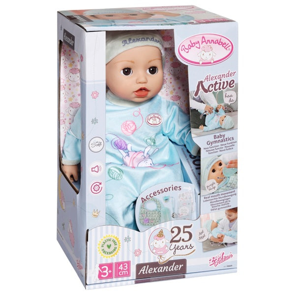 Baby Annabell Active Alexander 43cm Doll