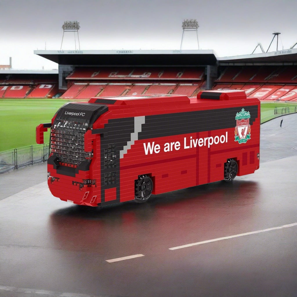 3D Liverpool Team Coach Construction Set - Main Image