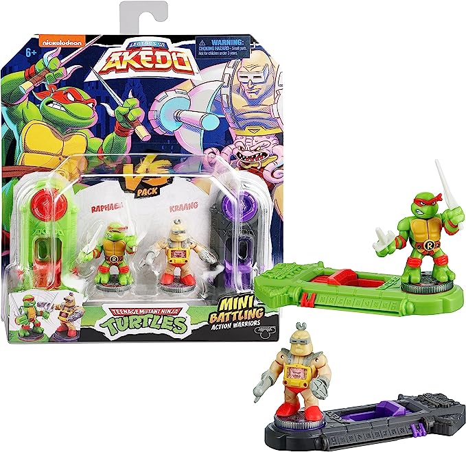 Akedo TMNT Versus Pack Raphael Vs Kraang