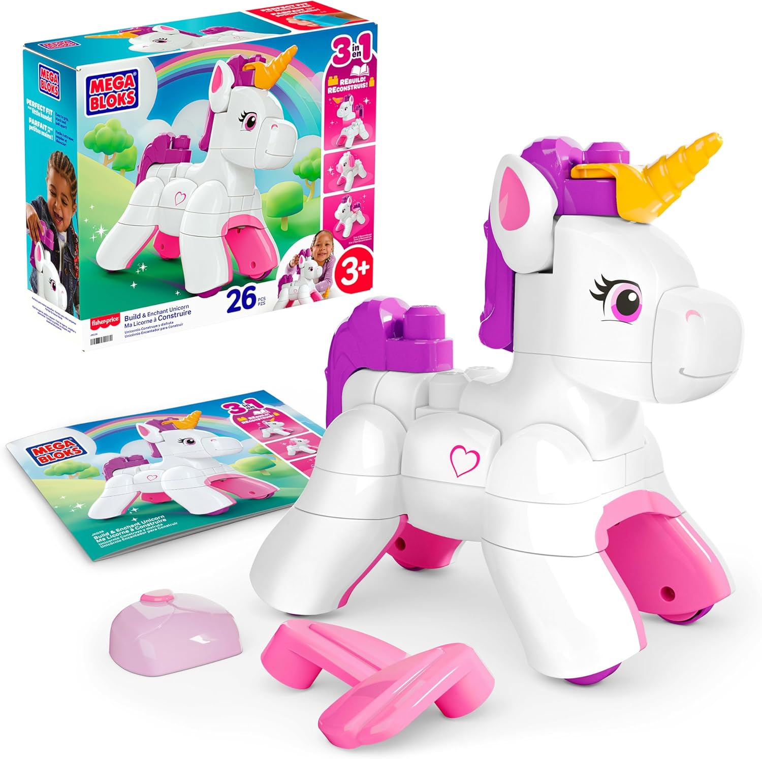 Mega Bloks Build & Enchant Unicorn