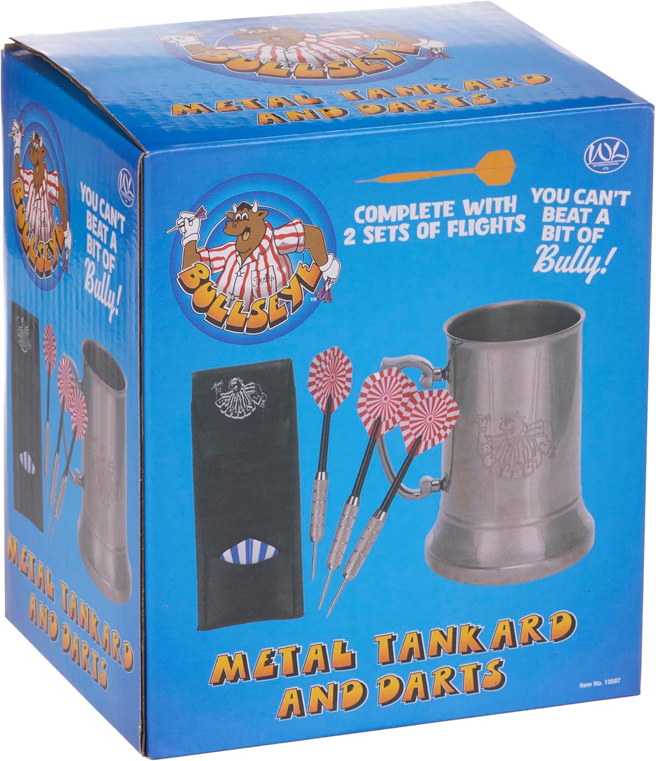 Bullseye Tankard & Darts Gift Set