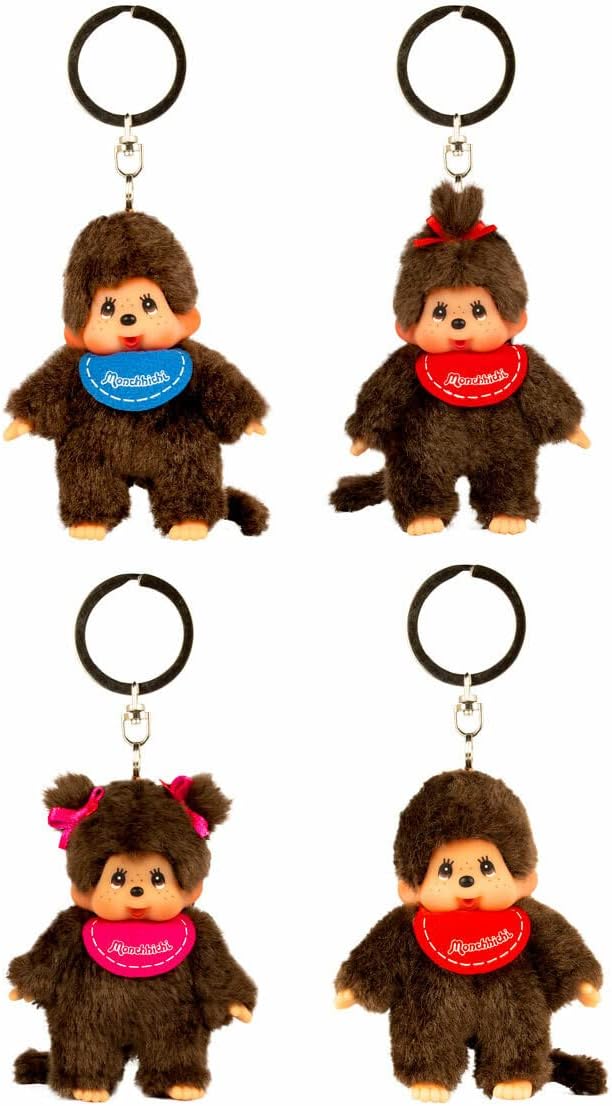 Monchhichi Mini Assorted Plush Keychain Dolls