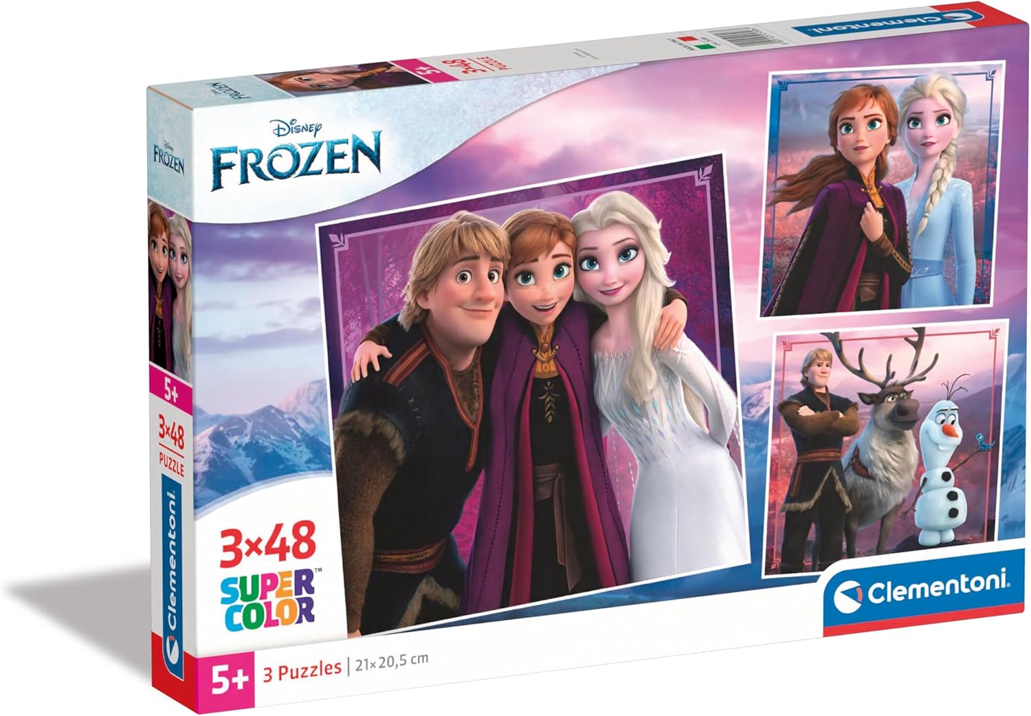 Clementoni Disney Frozen 3x48 Piece Jigsaw
