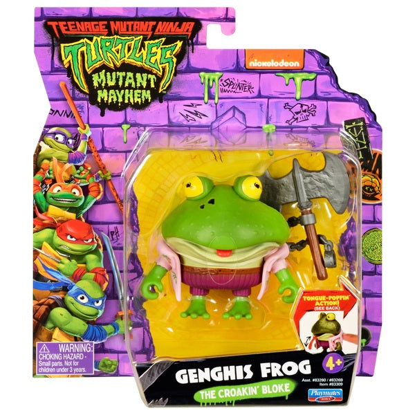 TMNT Mutant Mayhem Genghis Frog Action Figure