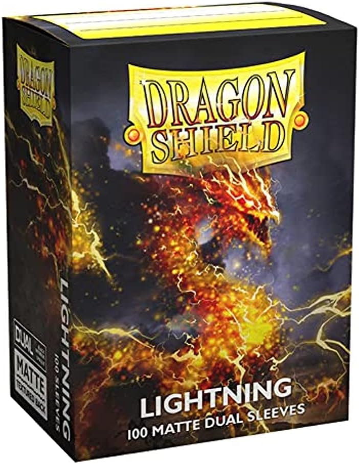 Dragon Shield - Dual Matte Standard Size Sleeves 100pk - Lightning