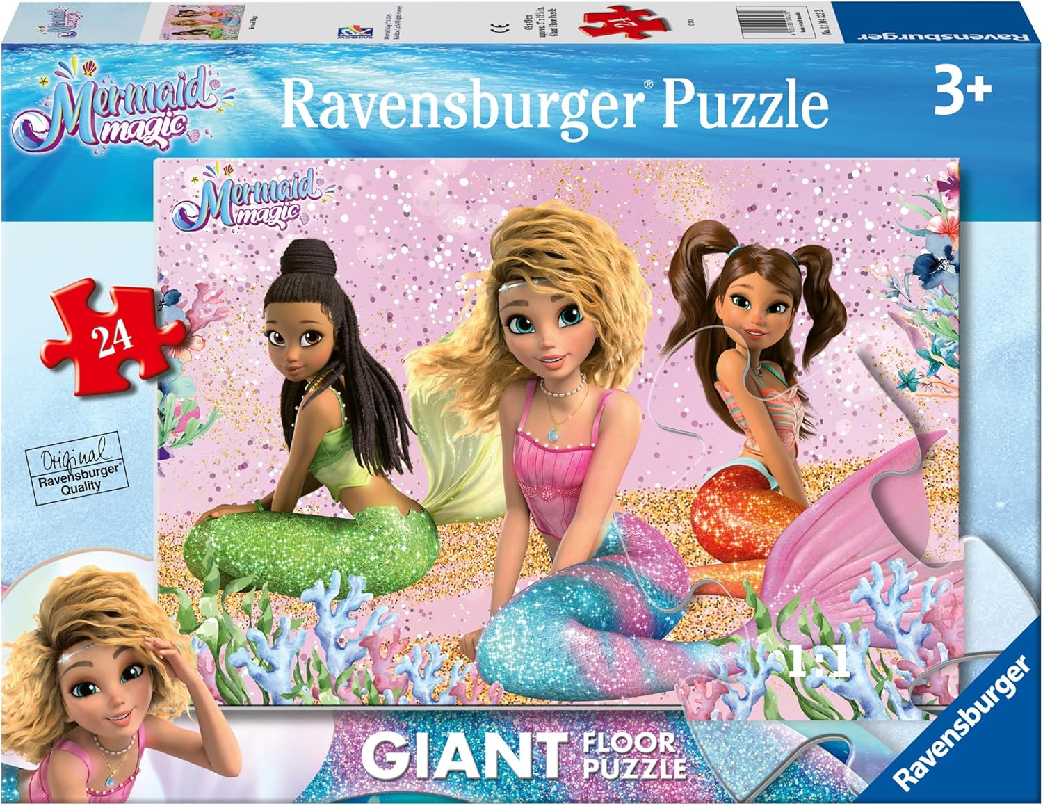 Mermaid Magic 24 Piece Giant Floor Puzzle