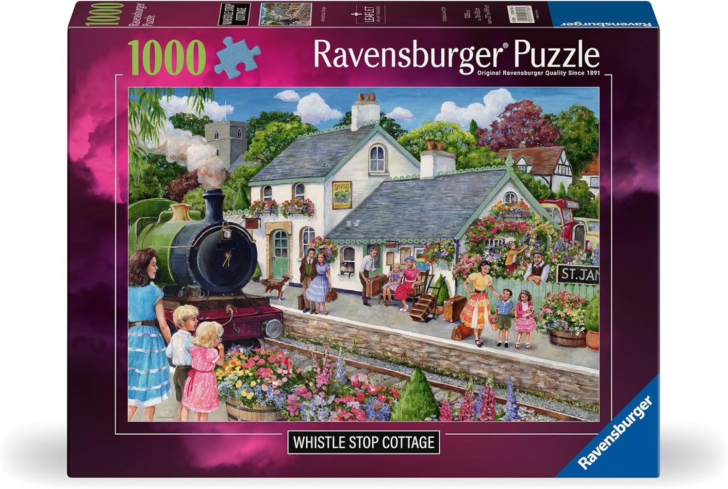 Whistle Stop Cottage 1000 Piece Puzzle