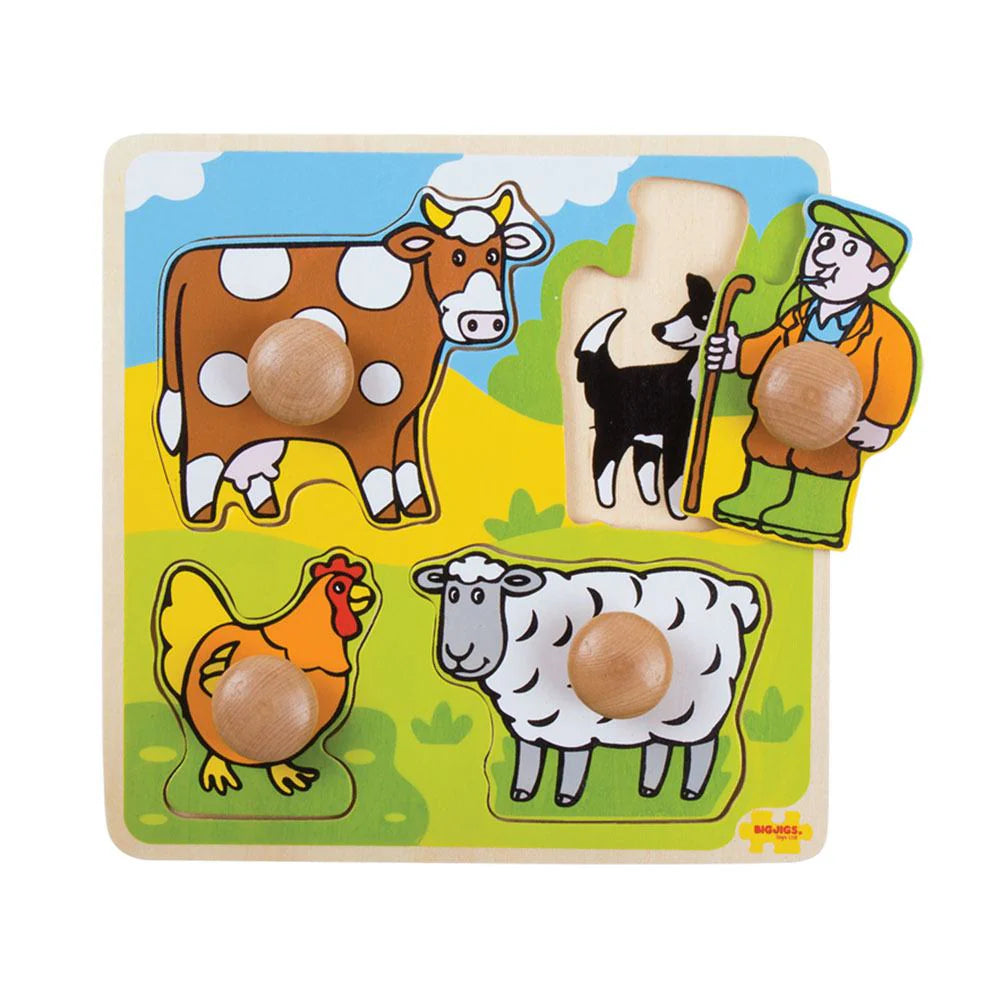 My First Peg Farm Puzzle