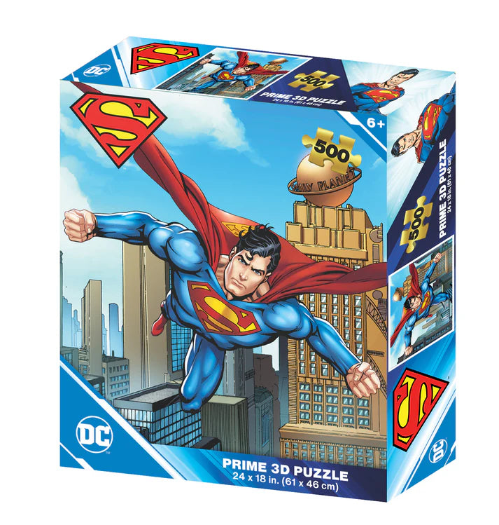 Prime 3D DC Comics Superman 500 pc Puzzle