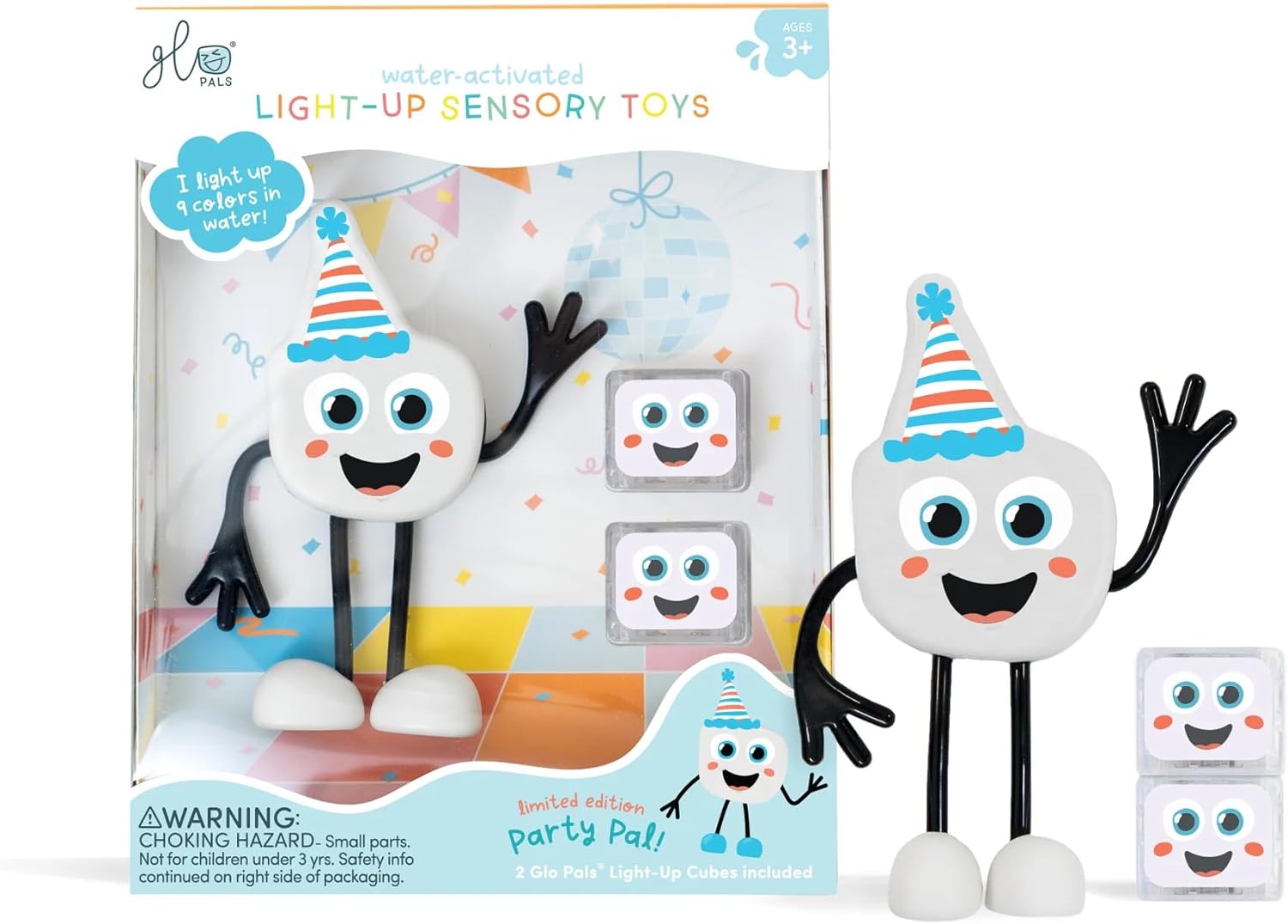Glo Pals Light Up Sensory Toy Character Pack White