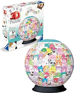 Squishmallows 3D Ball 72 Piece Jigsaw Puzzle