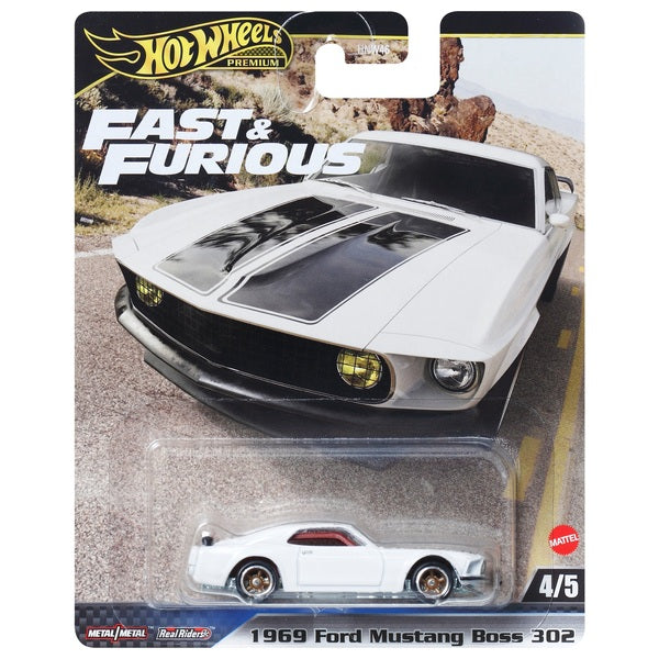 Hot Wheels Premium Fast Furious 1969 For Mustang Boss 302