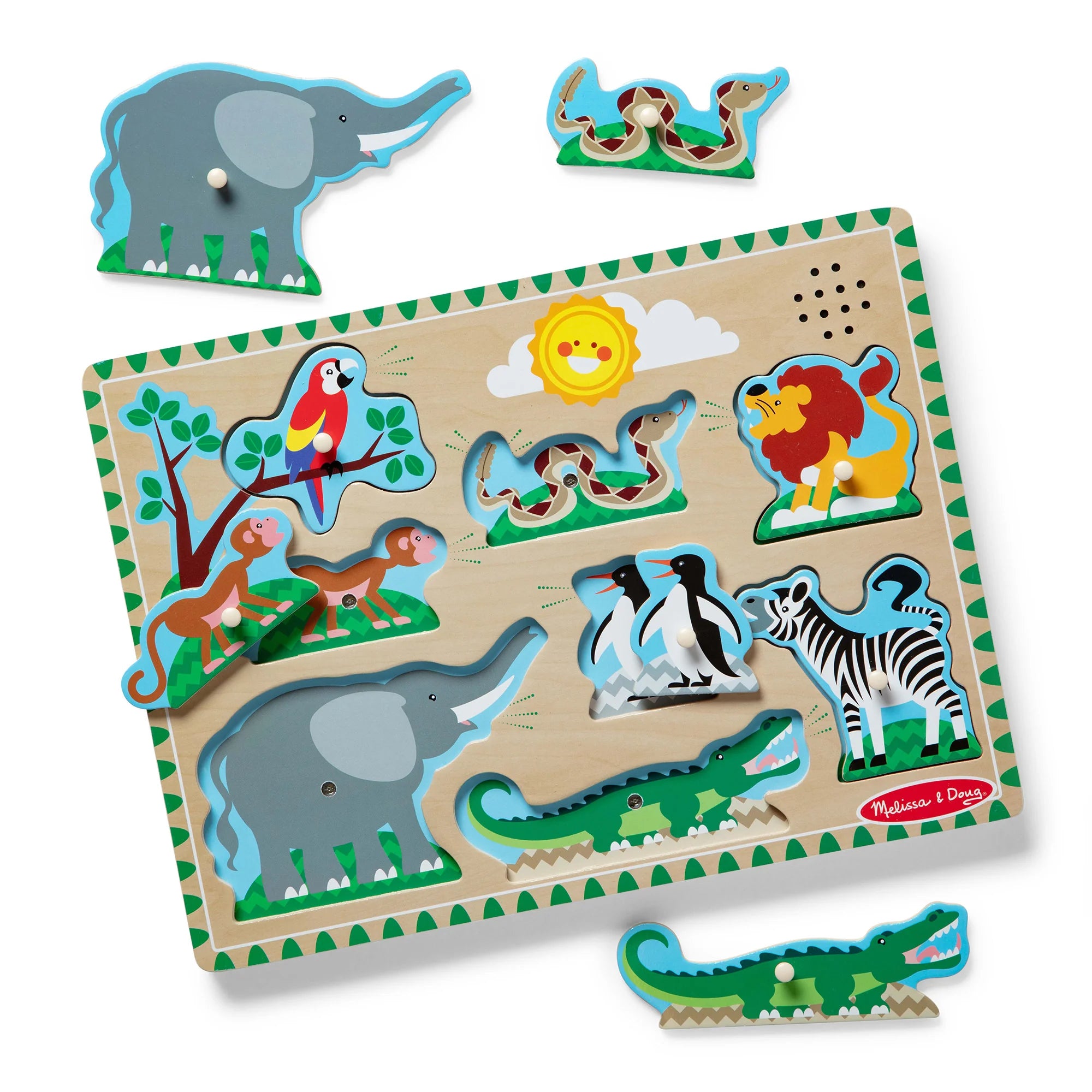 Melissa and Doug Zoo Animal Sound Puzzle