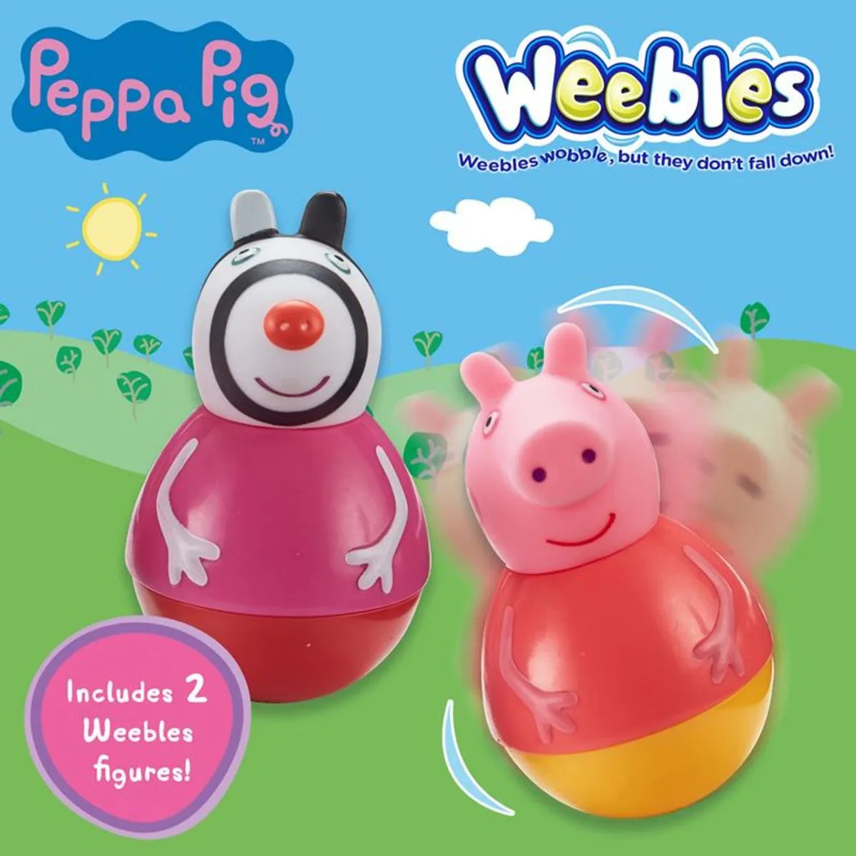 Peppa Pig Weebles 2 Figure Pack Assorted
