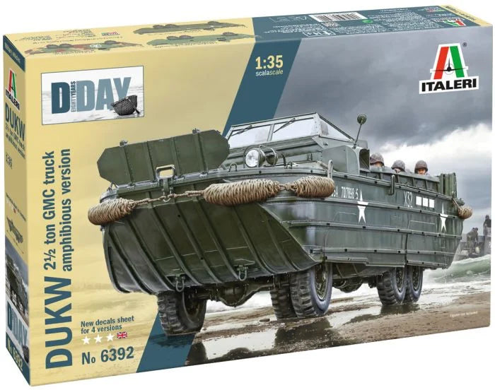 Italeri DUKW 2.5 Ton Amphibious Vehicle 1:35 Kit