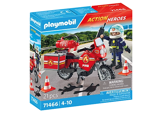 Playmobil Fire Motorcycle