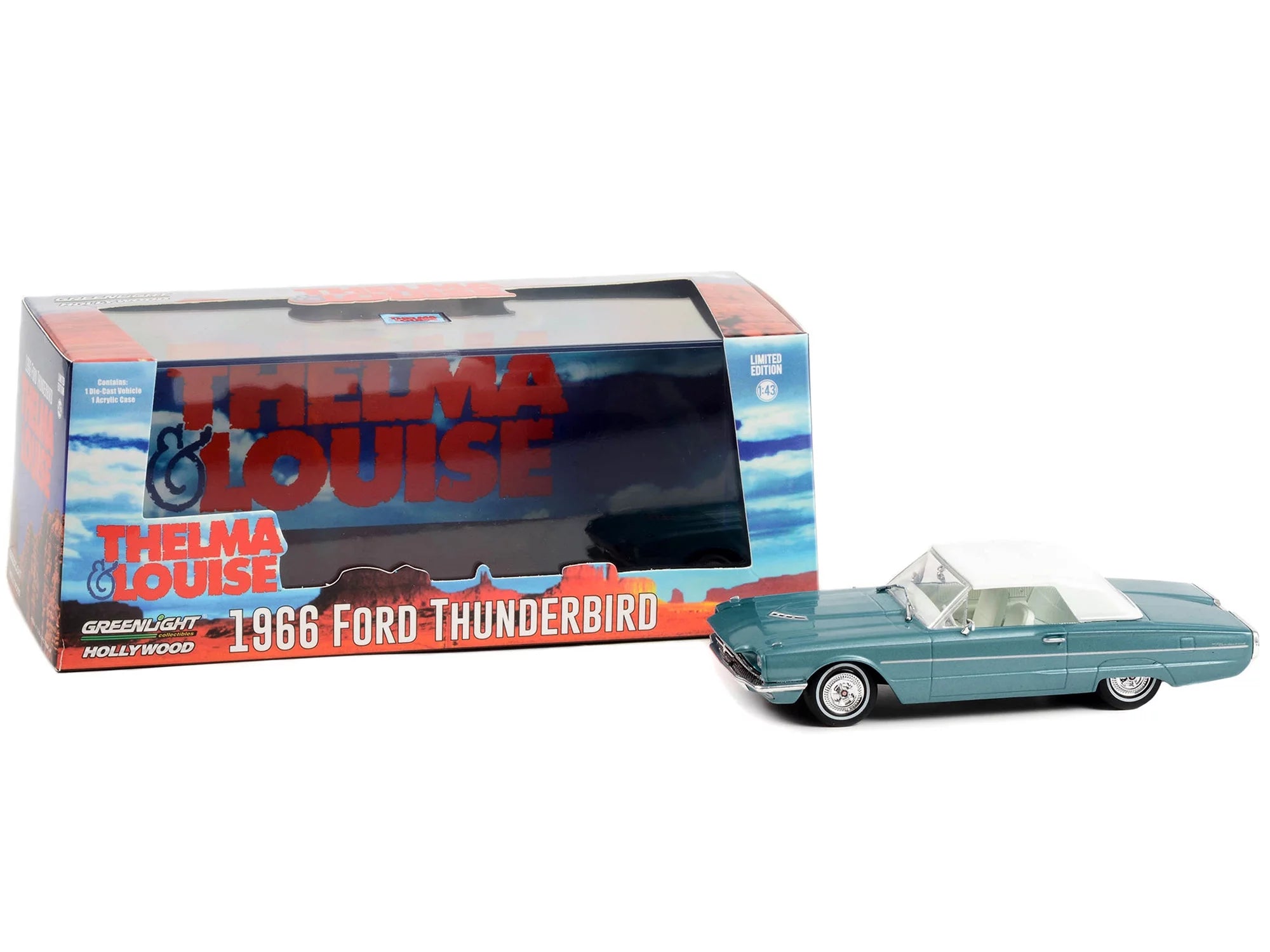 Ford Thunderbird Thelma & Louise 1:43 Die Cast