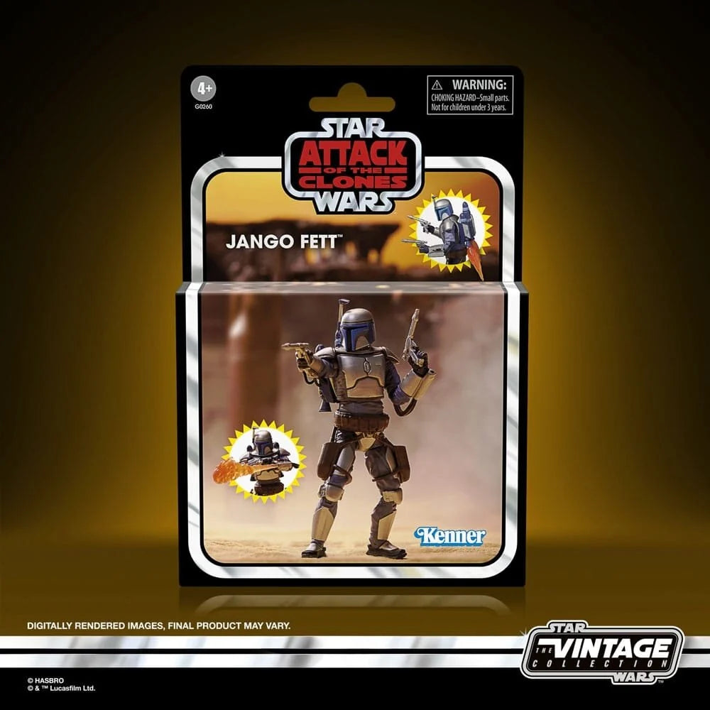 Star Wars Attack of the Clones Jango Fett 10cm Action Figure