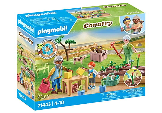 Playmobil Vegetable garden with grandparents