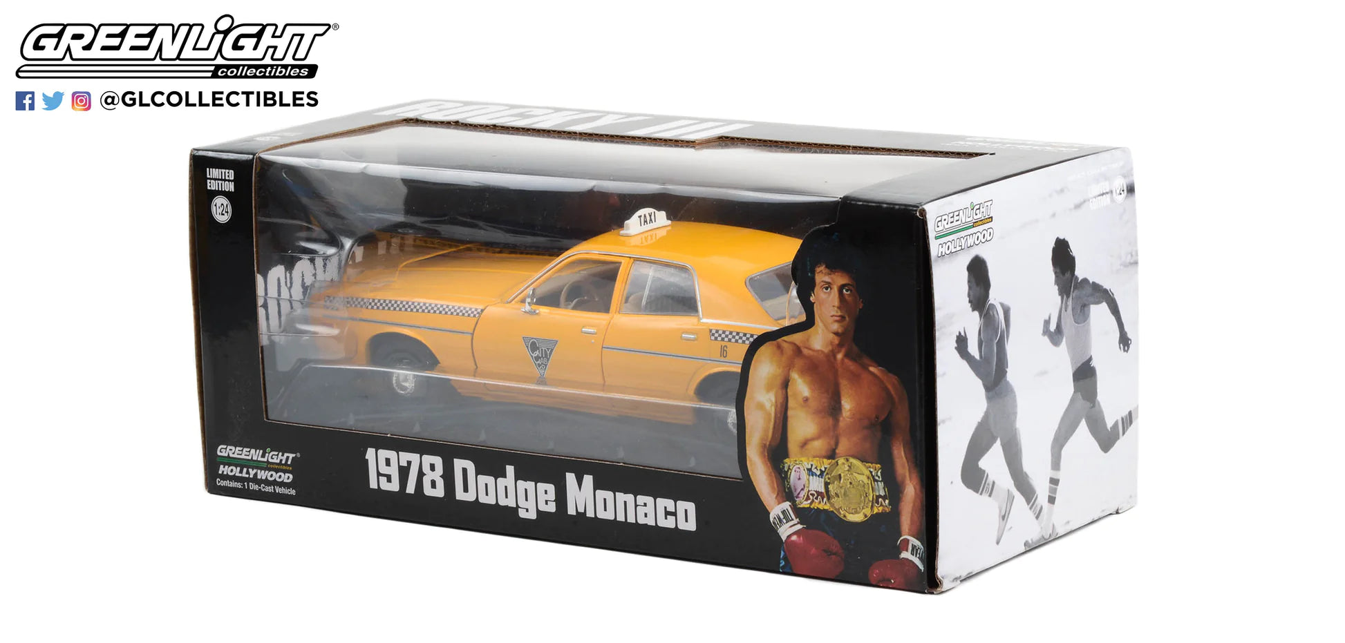 Rocky Dodge Monaco 1978 1:24 Scale Die Cast
