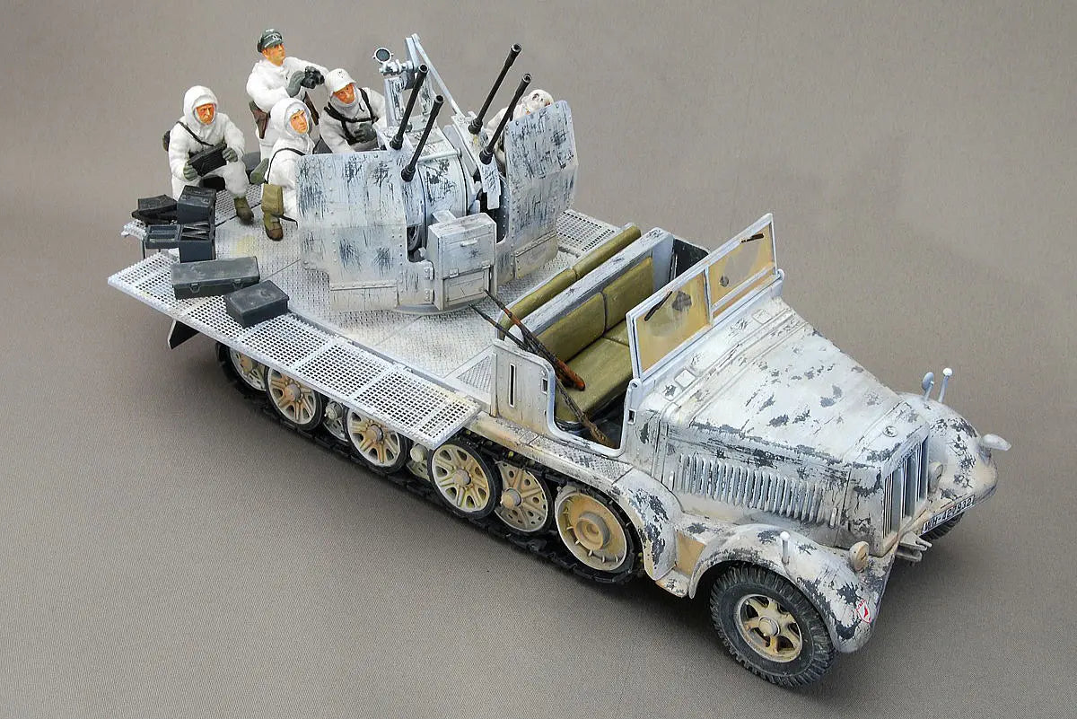 Tamiya German 8ton Semi Track 20mm FLAKVIERLING