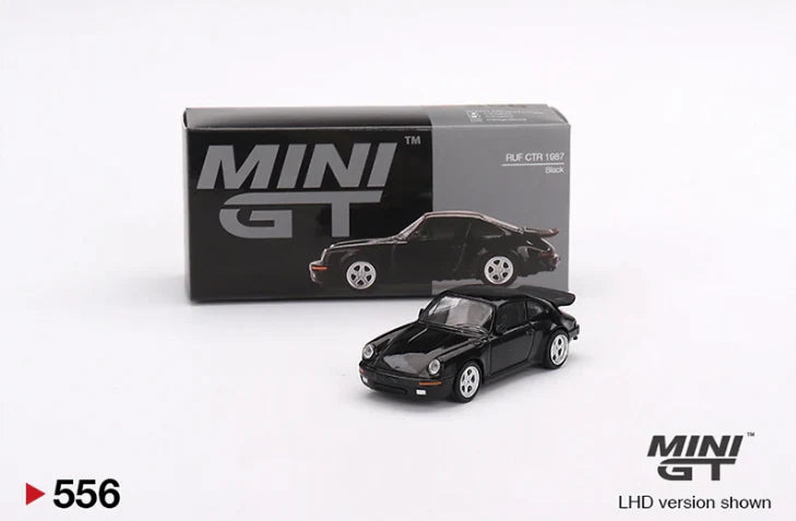 Mini GT RUF CTR (Porsche)1987 Black 1:64 Die Cast