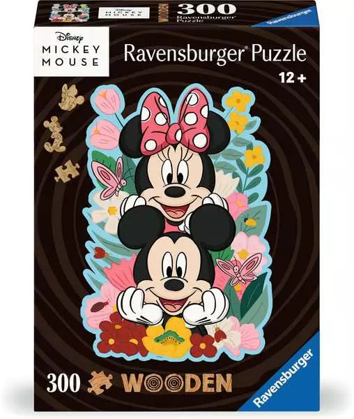 Disney Mickey & Minnie Wooden Jigsaw Puzzle