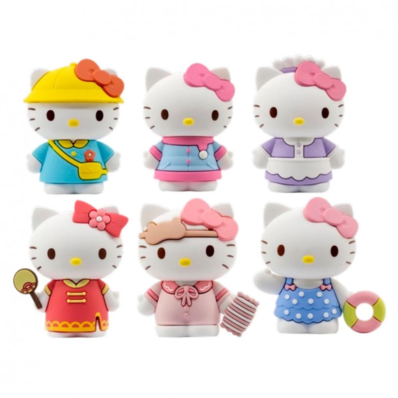 Hello Kitty Dress Up Diary 7cm Figurine