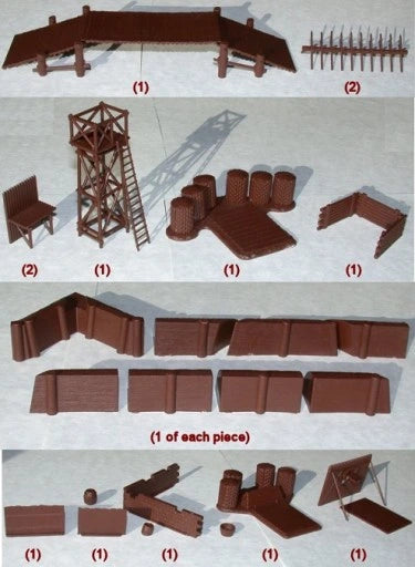 Italeri Battlefield Accessory Set 1:72 Scale