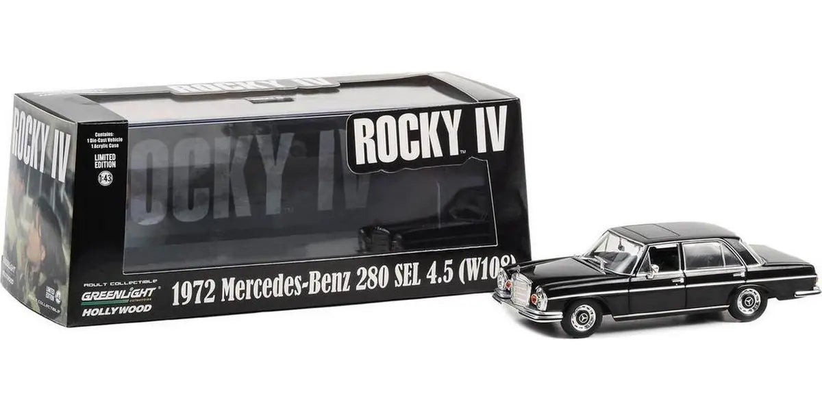 Rocky IV 1972 Mercedes 280 SEL 1:43 Die Cast