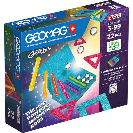 Geomag Glitter Panels 22 Piece Set