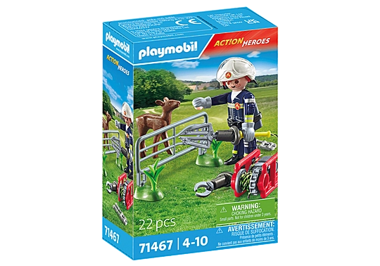 Playmobil Firefighter Animal Rescue