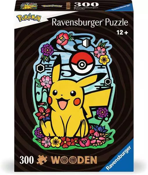 Pokemon Pikachu 300 Piece Wooden Jigsaw