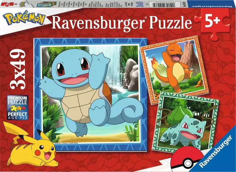 Ravensburger Pokmon 3x49 piece Jigsaw