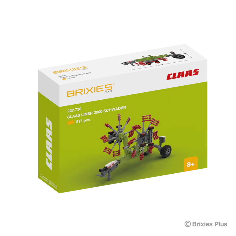 BRIXIES Plus CLAAS LINER 2900 Schwader217 Piece Construction Set