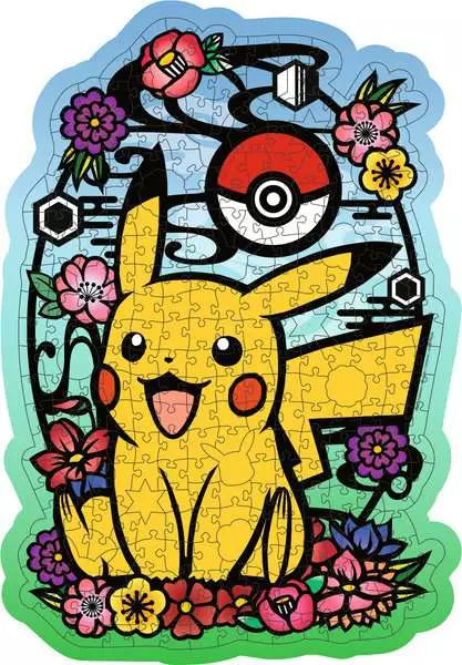 Pokemon Pikachu 300 Piece Wooden Jigsaw