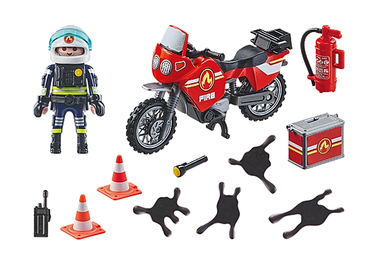 Playmobil Fire Motorcycle